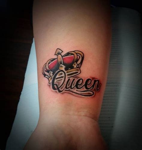 queen logo tattoo|queen tattoo designs.